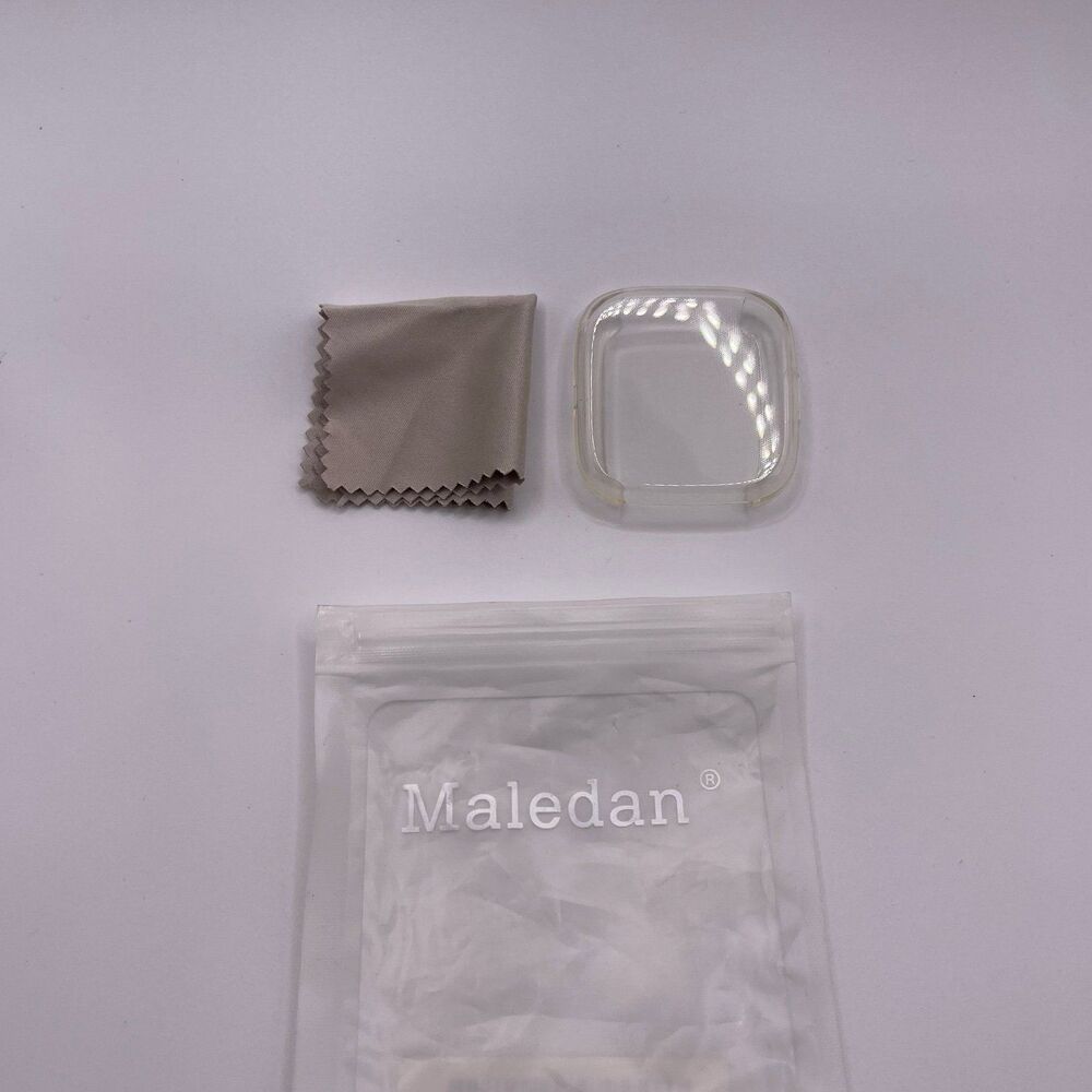 Maledan Fitbit Versa 2 Smartwatch Clear Protective Case